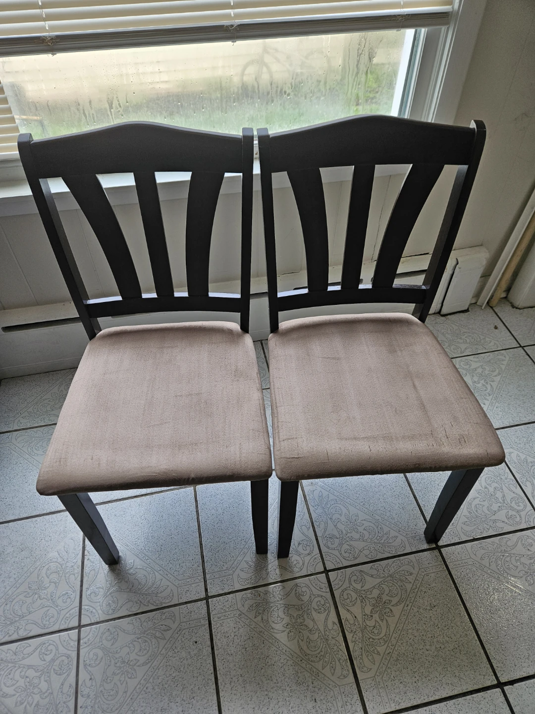 Dining Room Set with Bench and Two Chairs