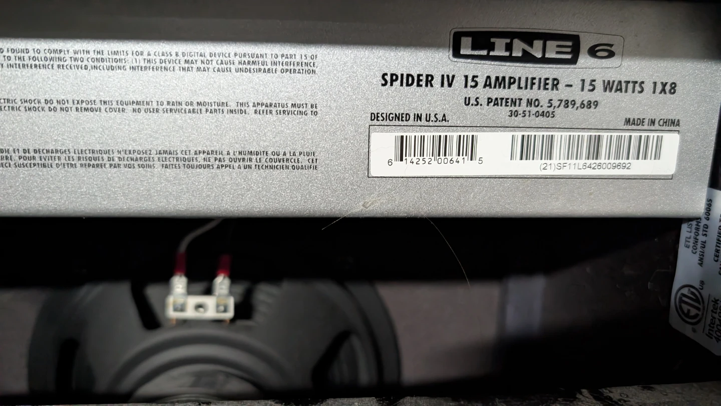 Line 6 Spider IV 15 Guitar Amplifier - photo 5