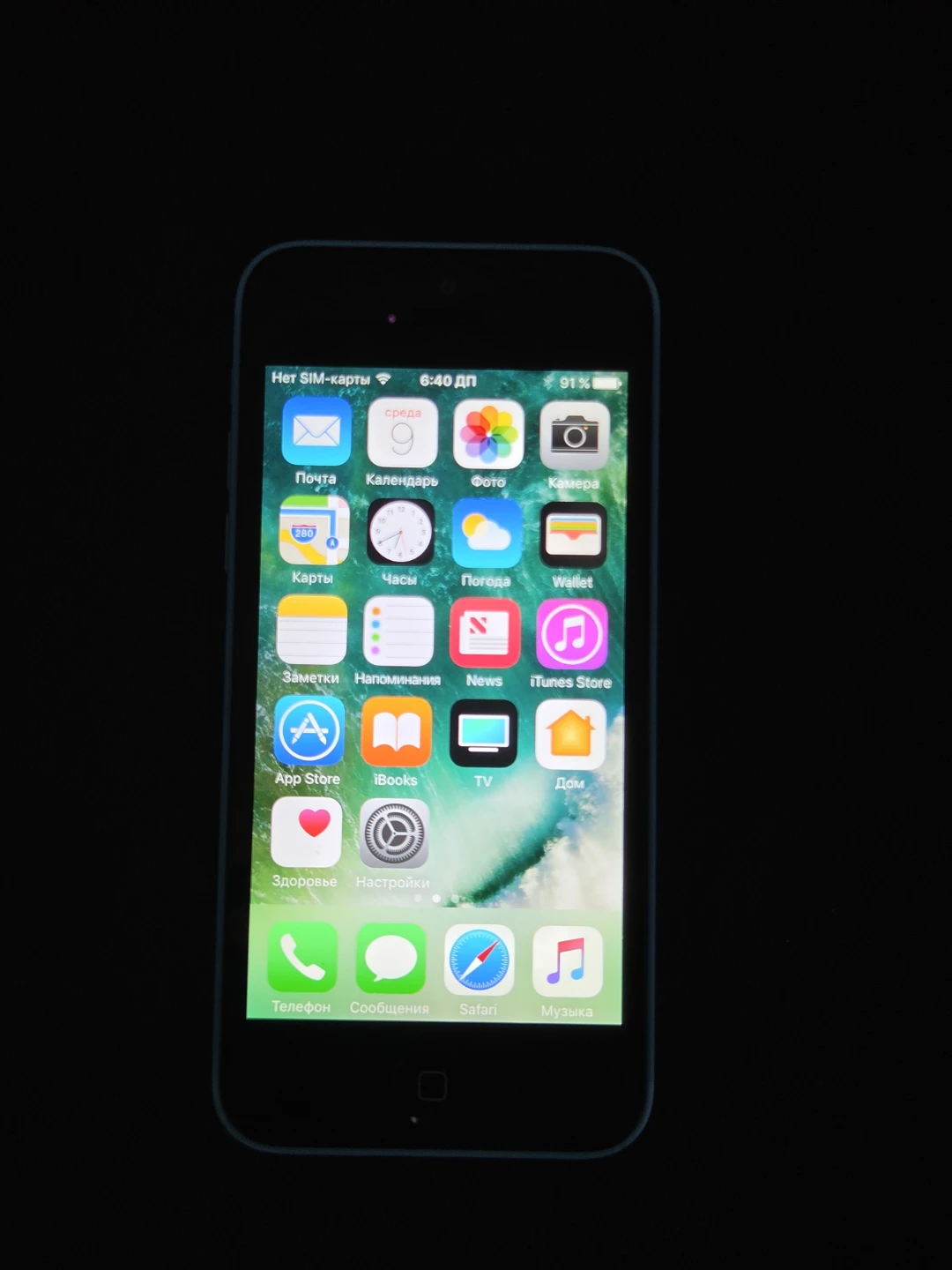 Apple iPhone 5c Blue 🏈 - photo 3