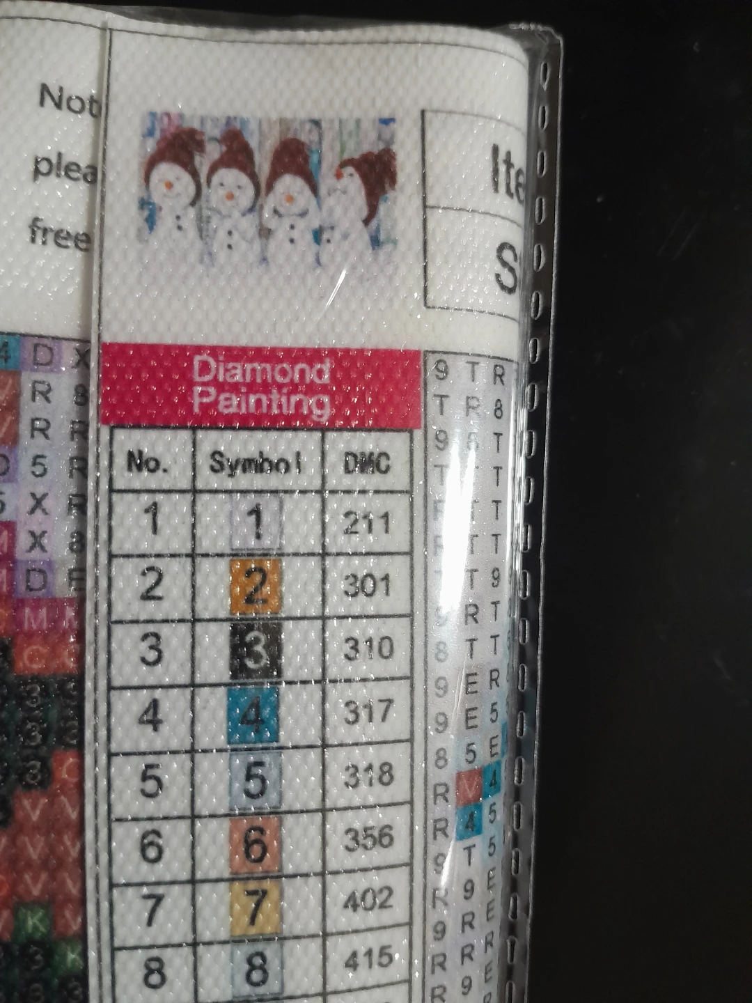 Snowman Diamond Painting Kit