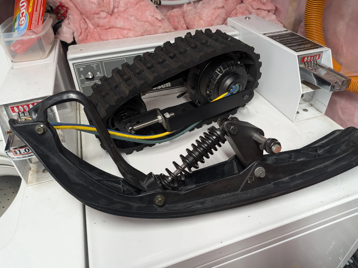 Snowmobile track and ski conversion kit - photo 2