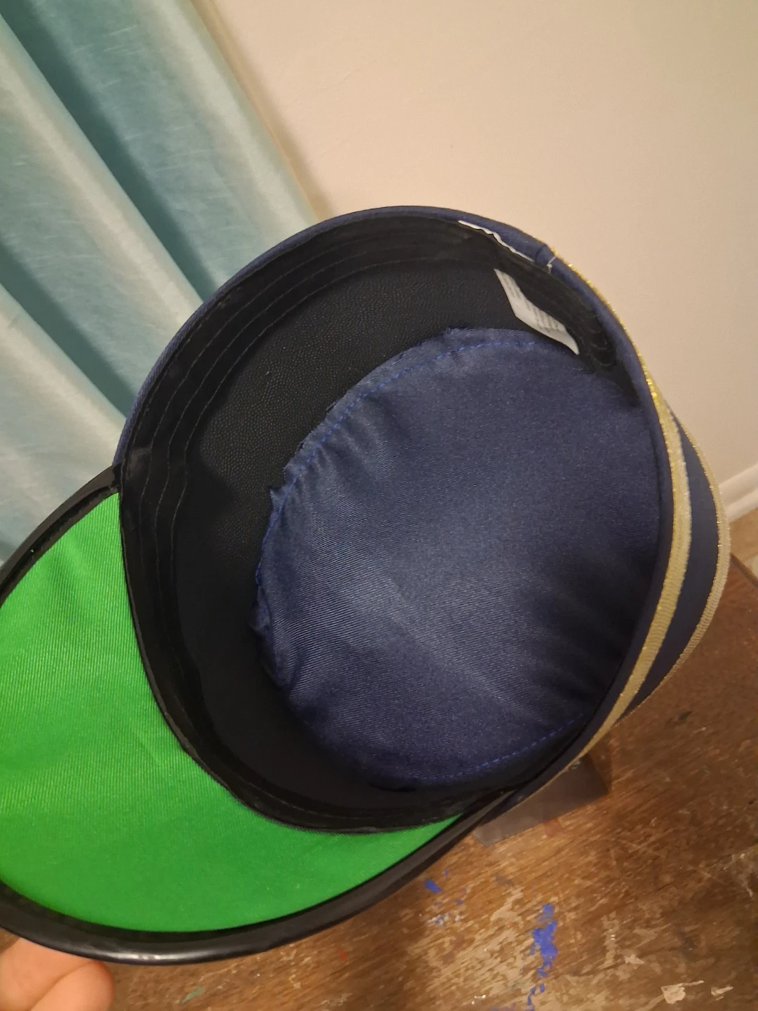 Navy Blue Conductors Train Costume Hat - photo 5