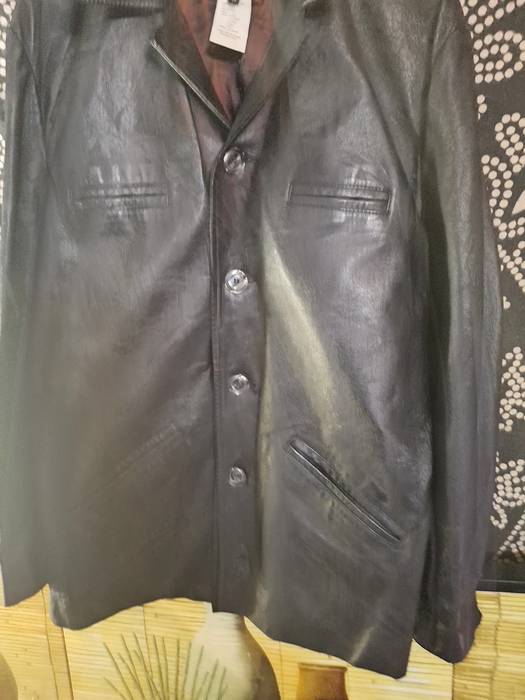 Diesel Black Leather Jacket