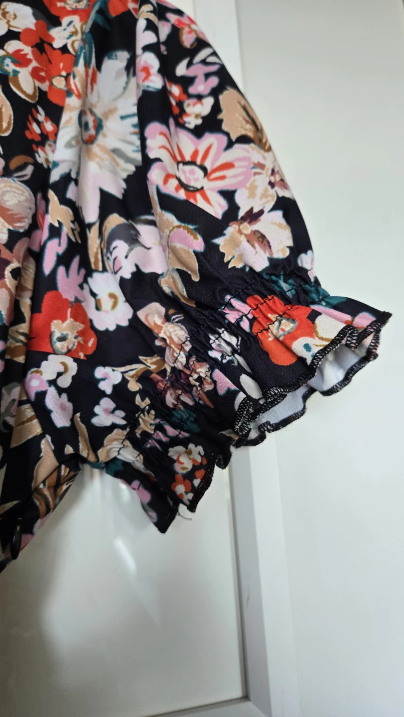 Floral Print Wrap Dress - photo 3