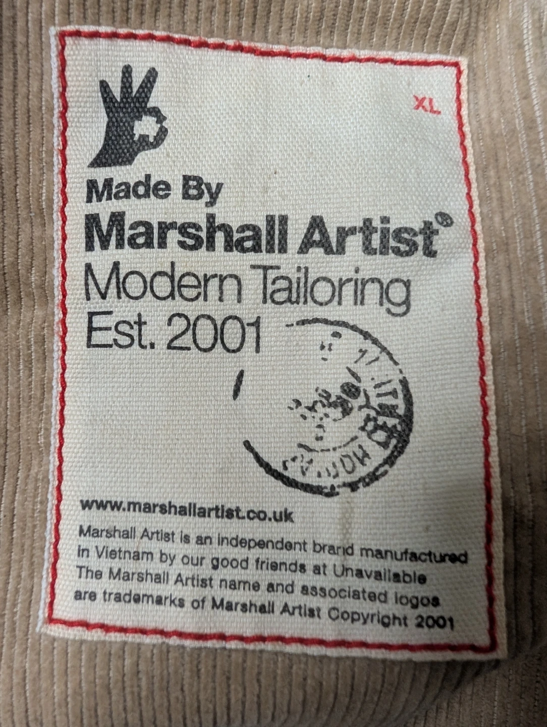 Marshall Artist Puffer Vest - XL - photo 2
