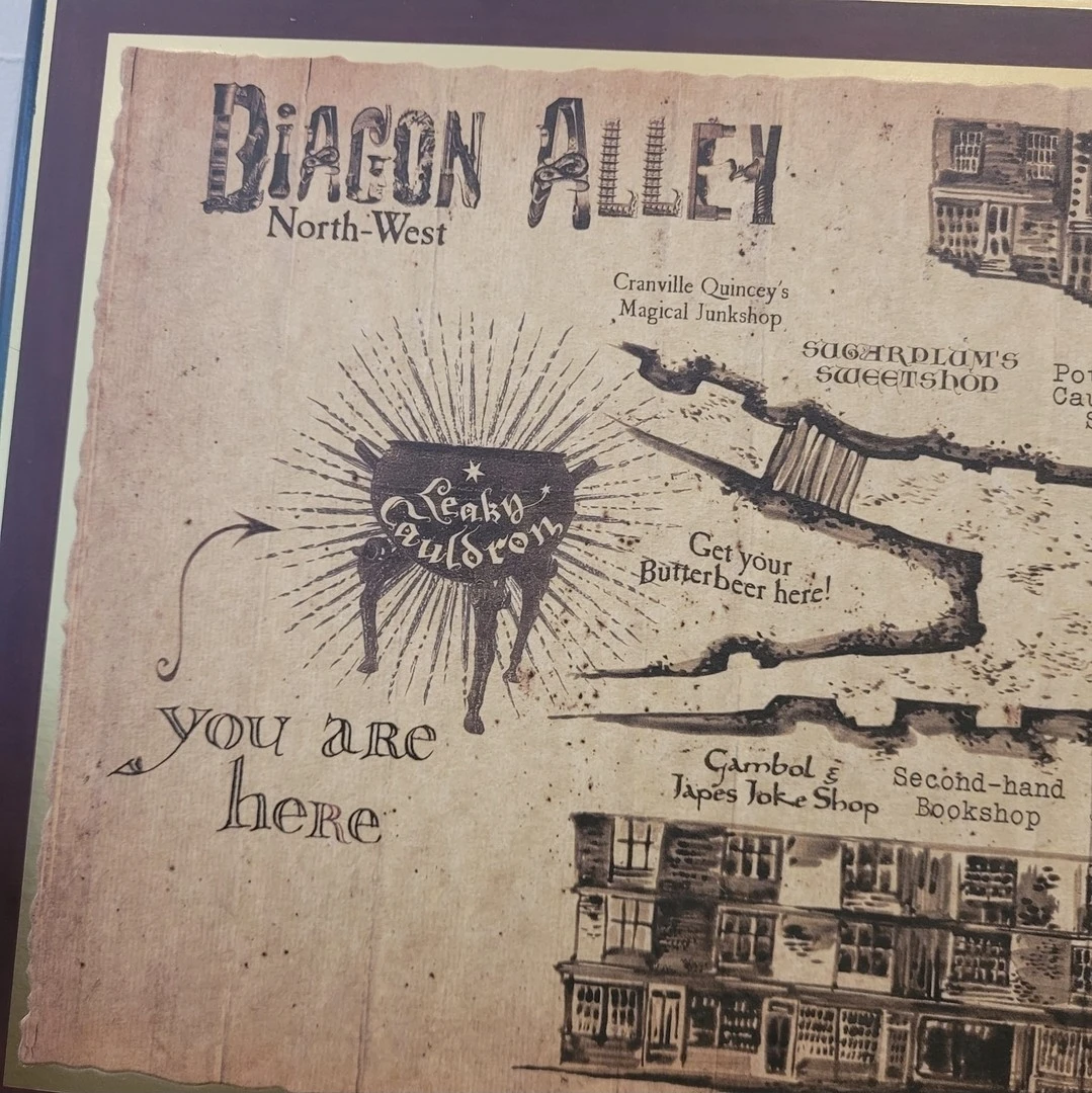 Harry Potter Diagon Alley Wall Plaque The Noble Collection - photo 2