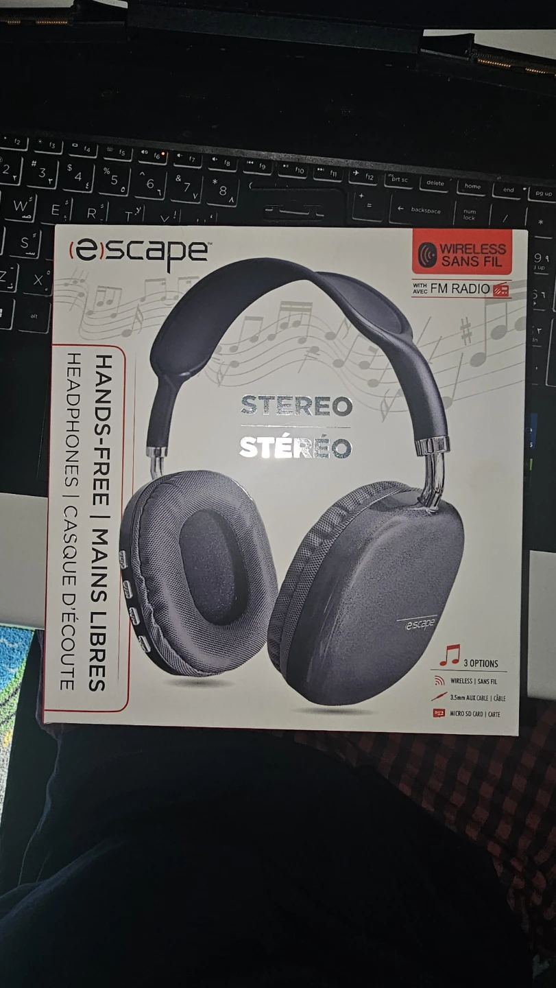 (e)scape Wireless Bluetooth Headphones – Brand New / Sealed
