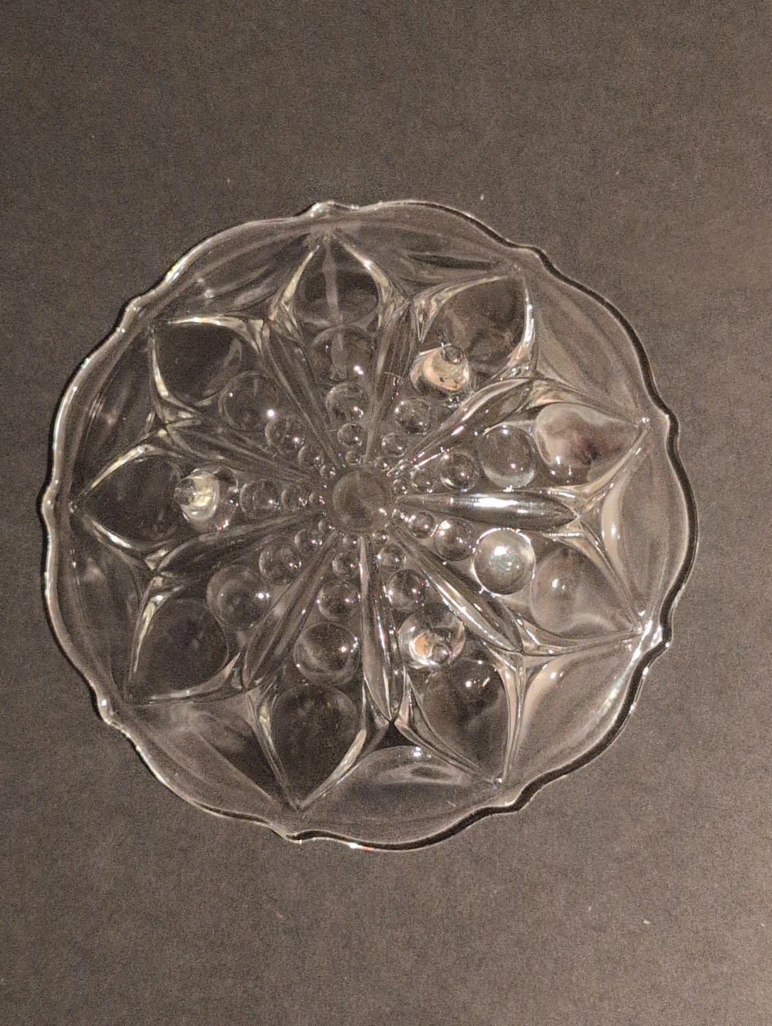 1960s Anchor Hocking Teardrop & Dot footed bowl - photo 2