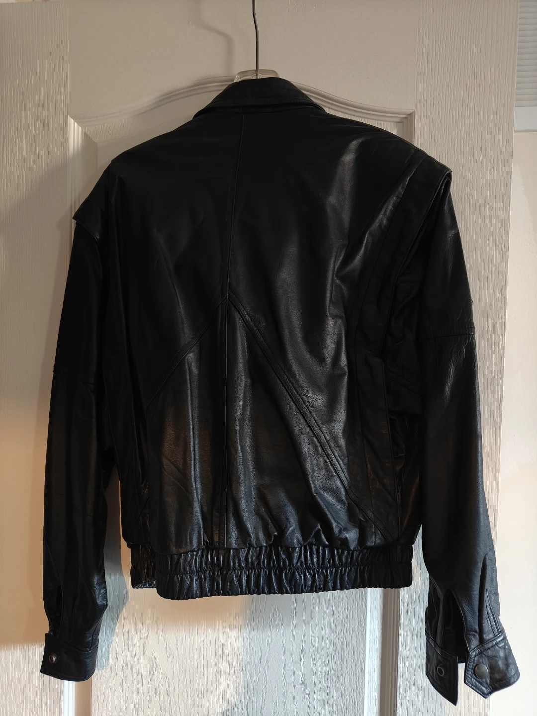 Midway Vintage Black Leather Jacket