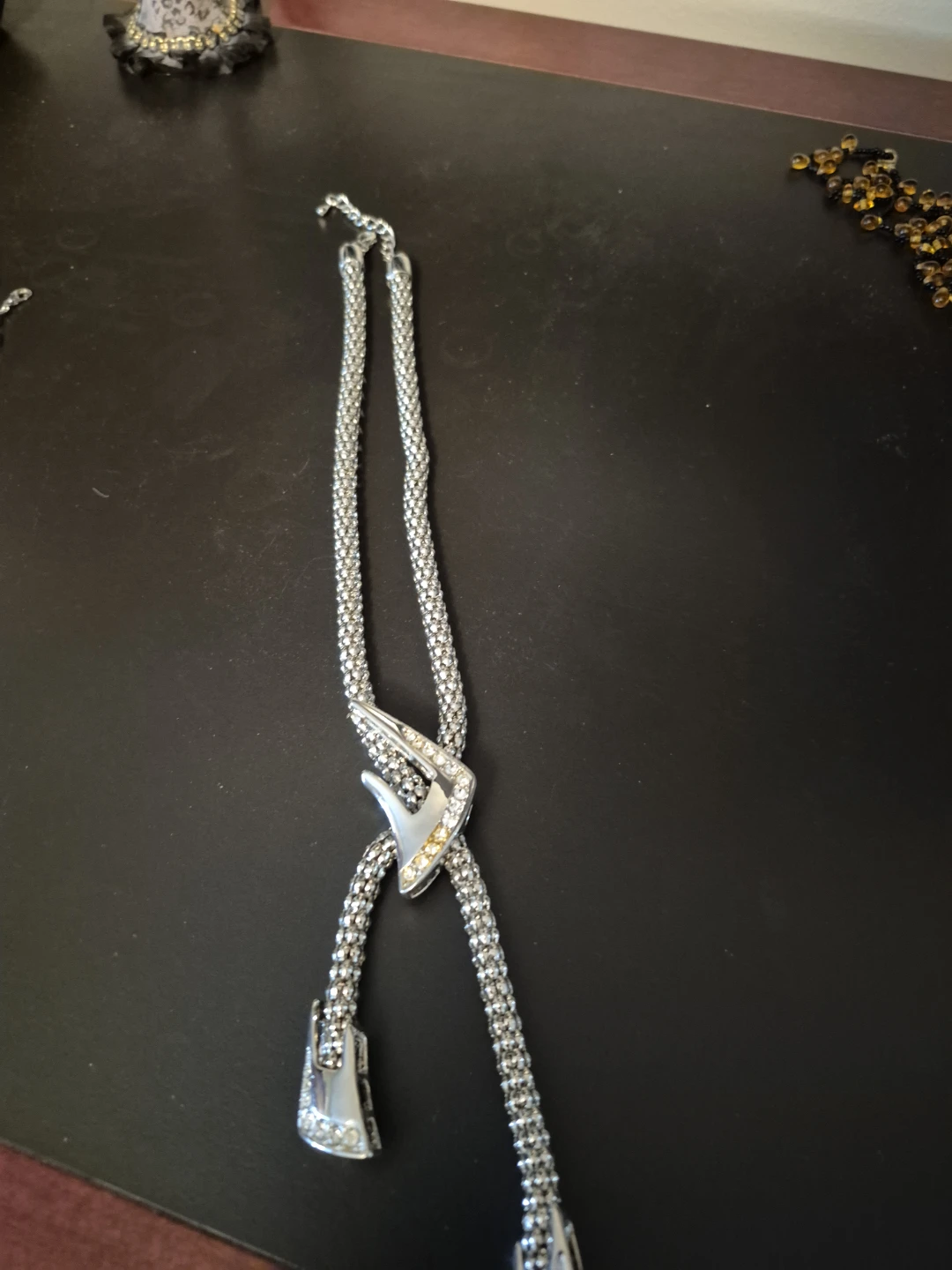 Swarovski Crystal Slider Necklace