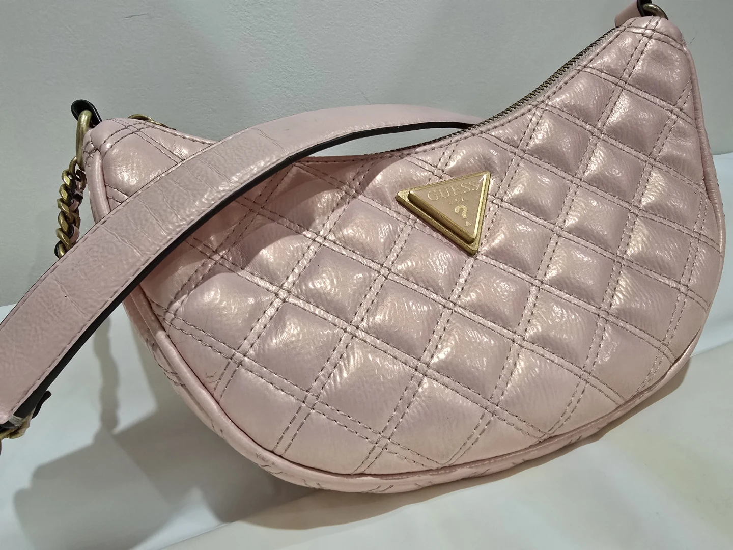 Guess Pink Quilted Handbag - photo 2