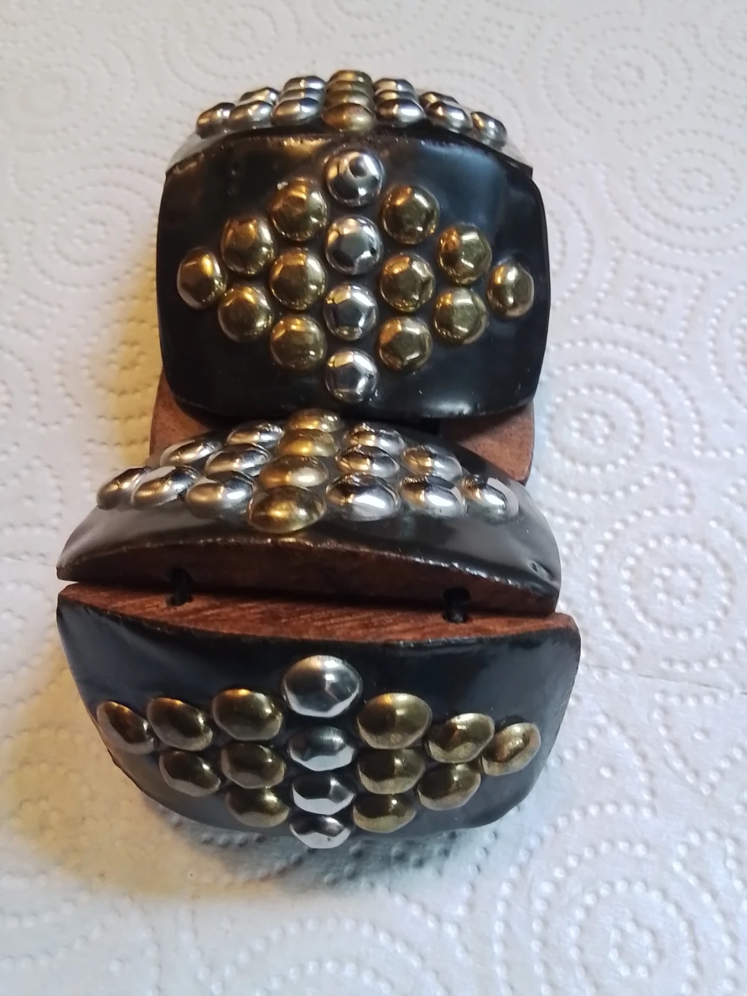 Studded Wood Segment Bracelet - photo 4