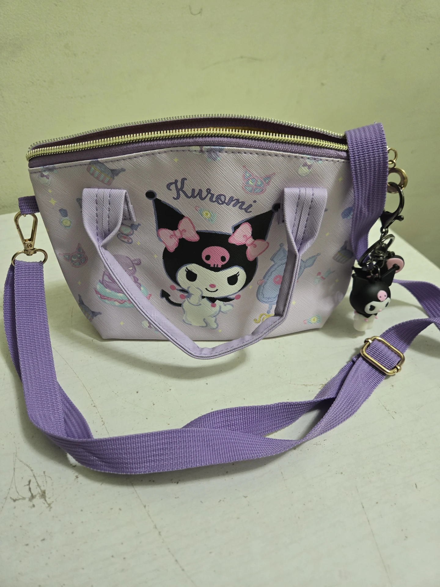 Kuromi Purple Crossbody Bag
