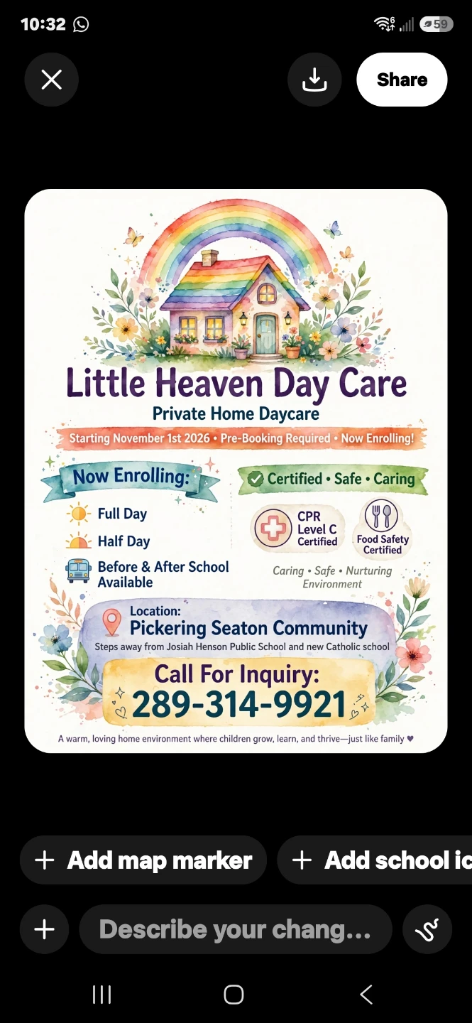 Private Home day care