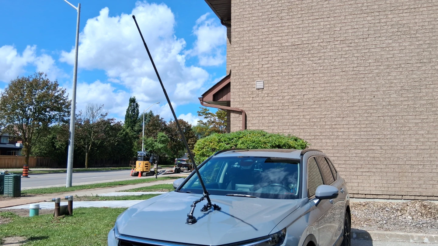 suction mount car windshield invisible stick 2m Long