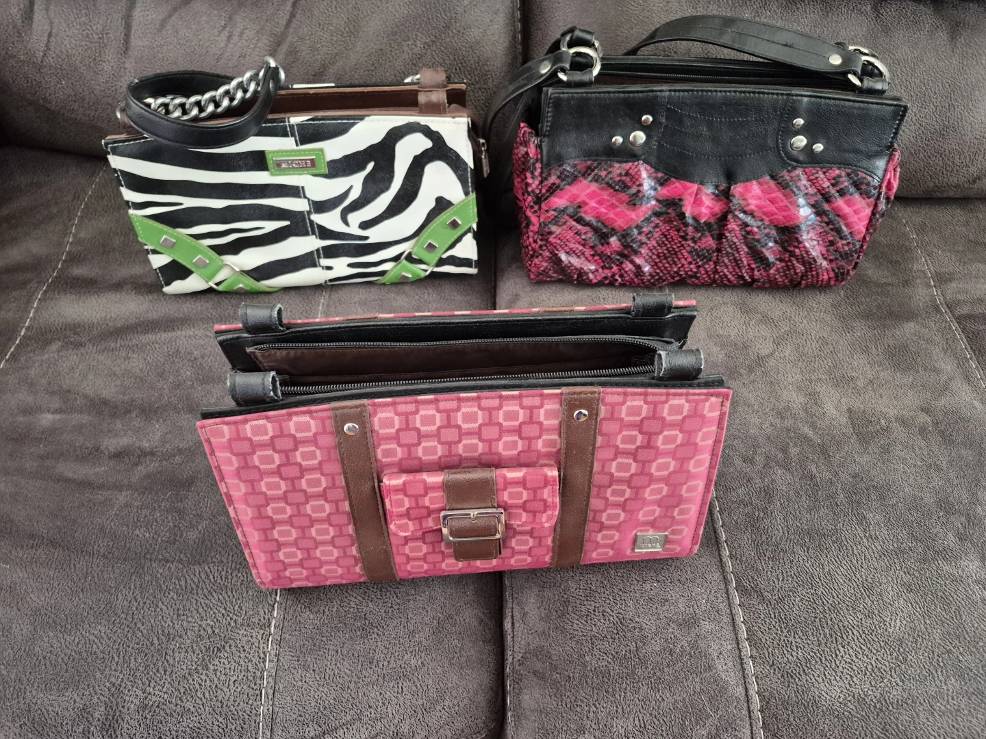 Collection of Miche interchangeable purse shells