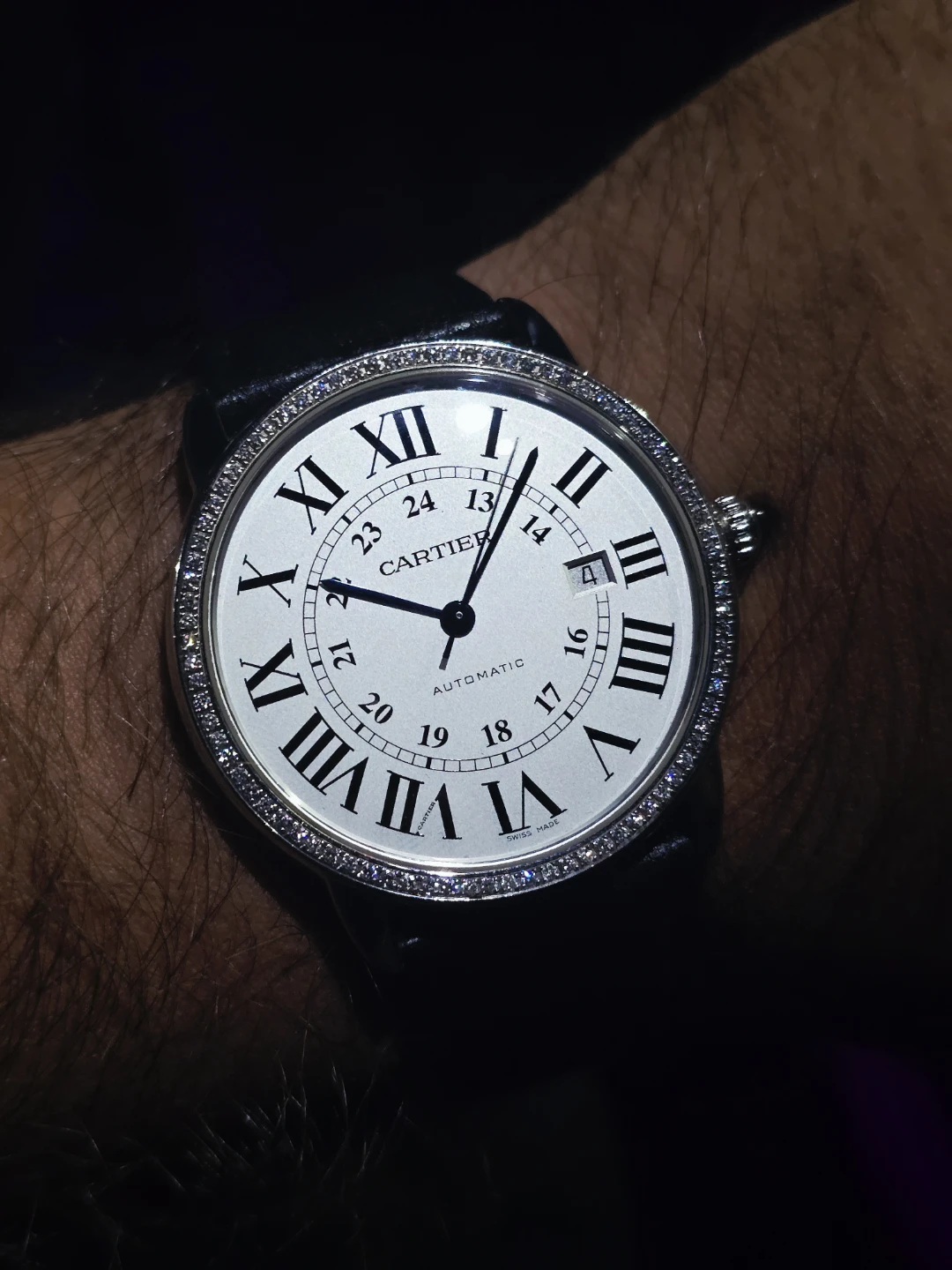 Cartier ronde solo XL diamond watch