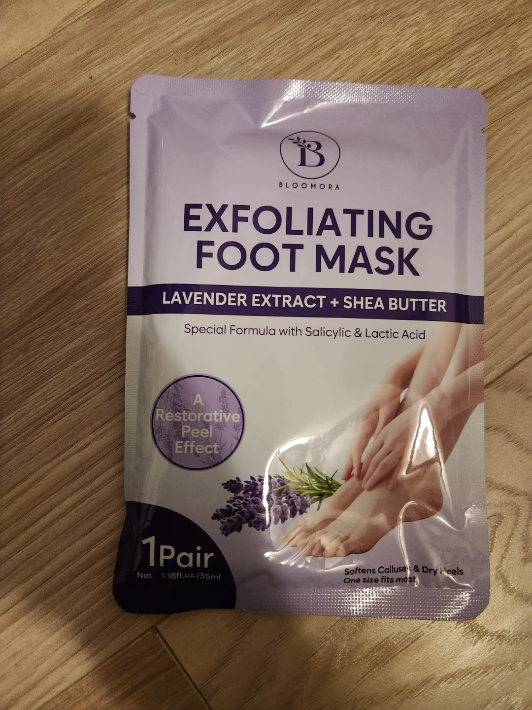 Bloomora Exfoliating Foot Mask 🏈