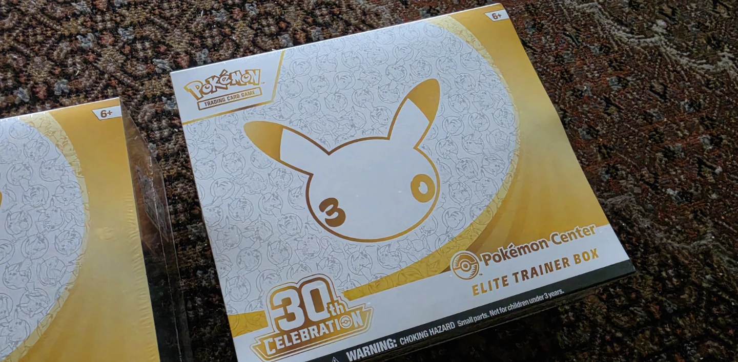 Pokémon Center 30th Celebration Elite Trainer Boxes