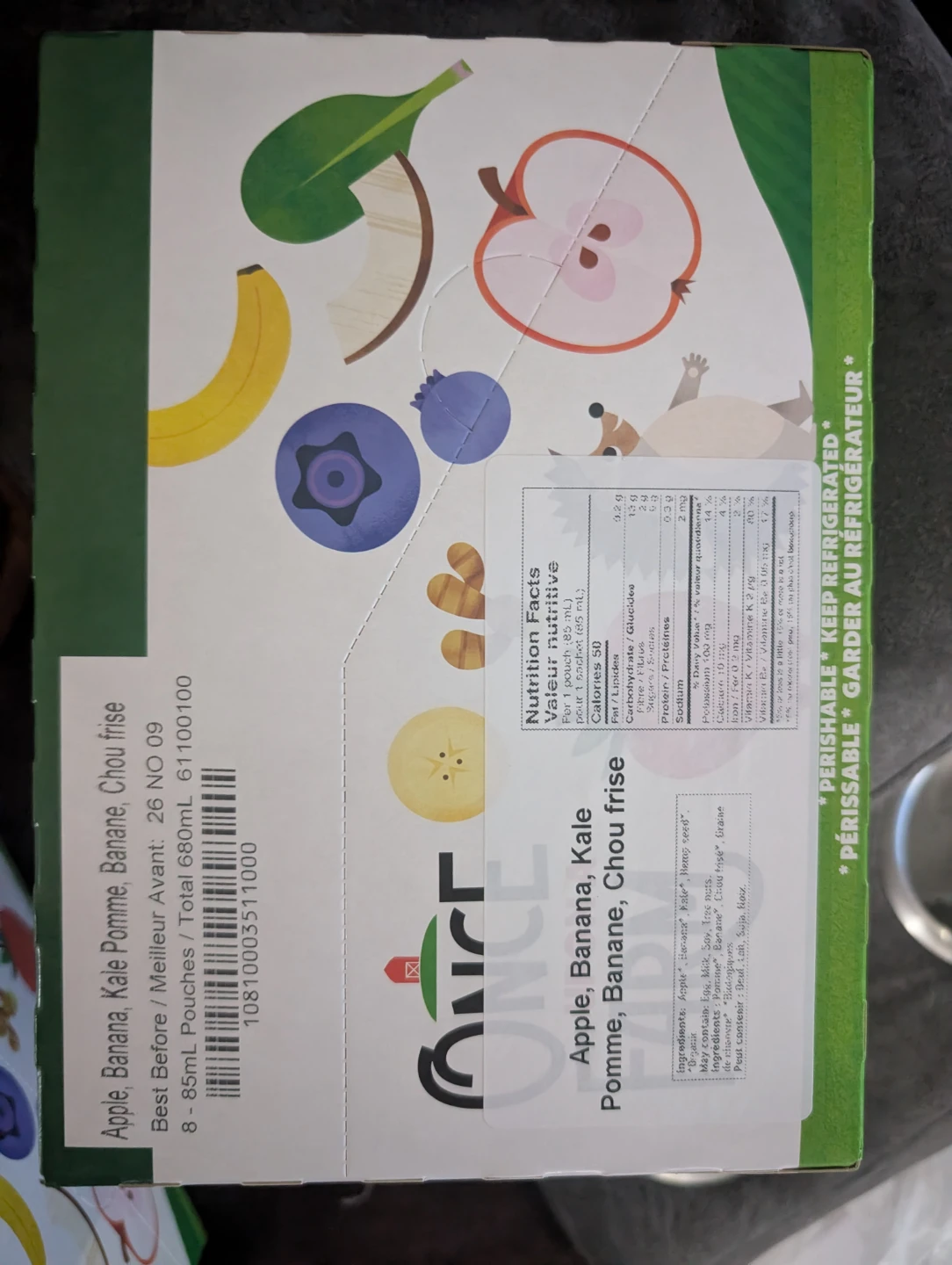 Once Upon a Farm Apple Banana Kale Pouches - photo 2