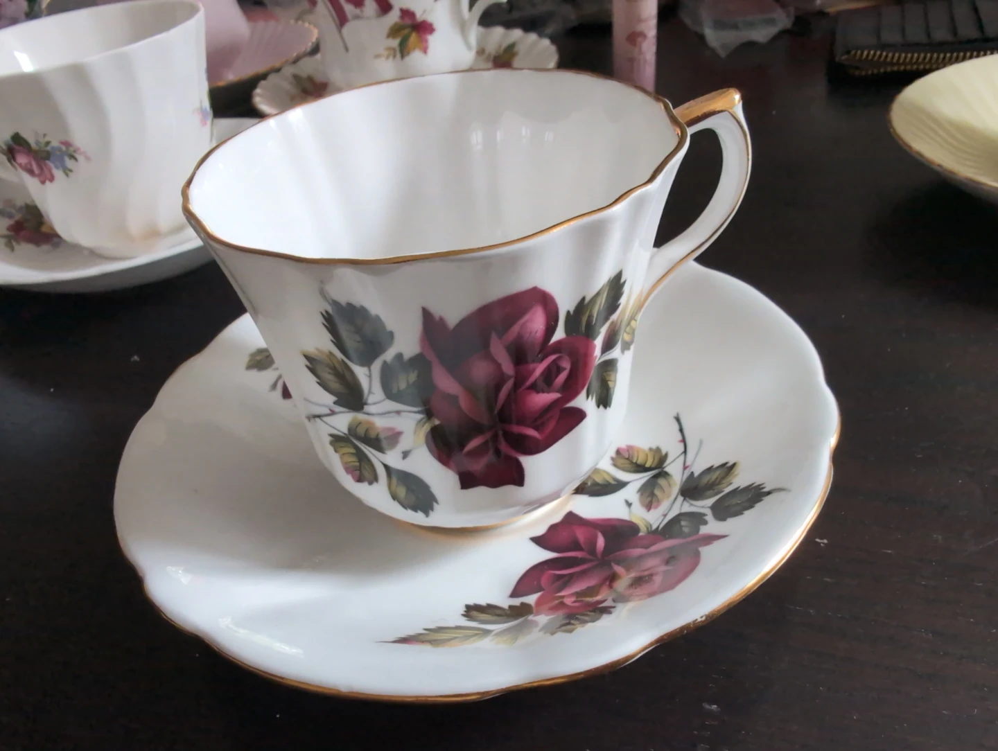 Windsor Bone China Teacup and Saucer Set