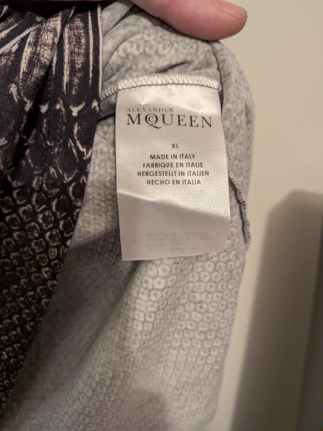 Alexander McQueen Snake Print T-Shirt - photo 2