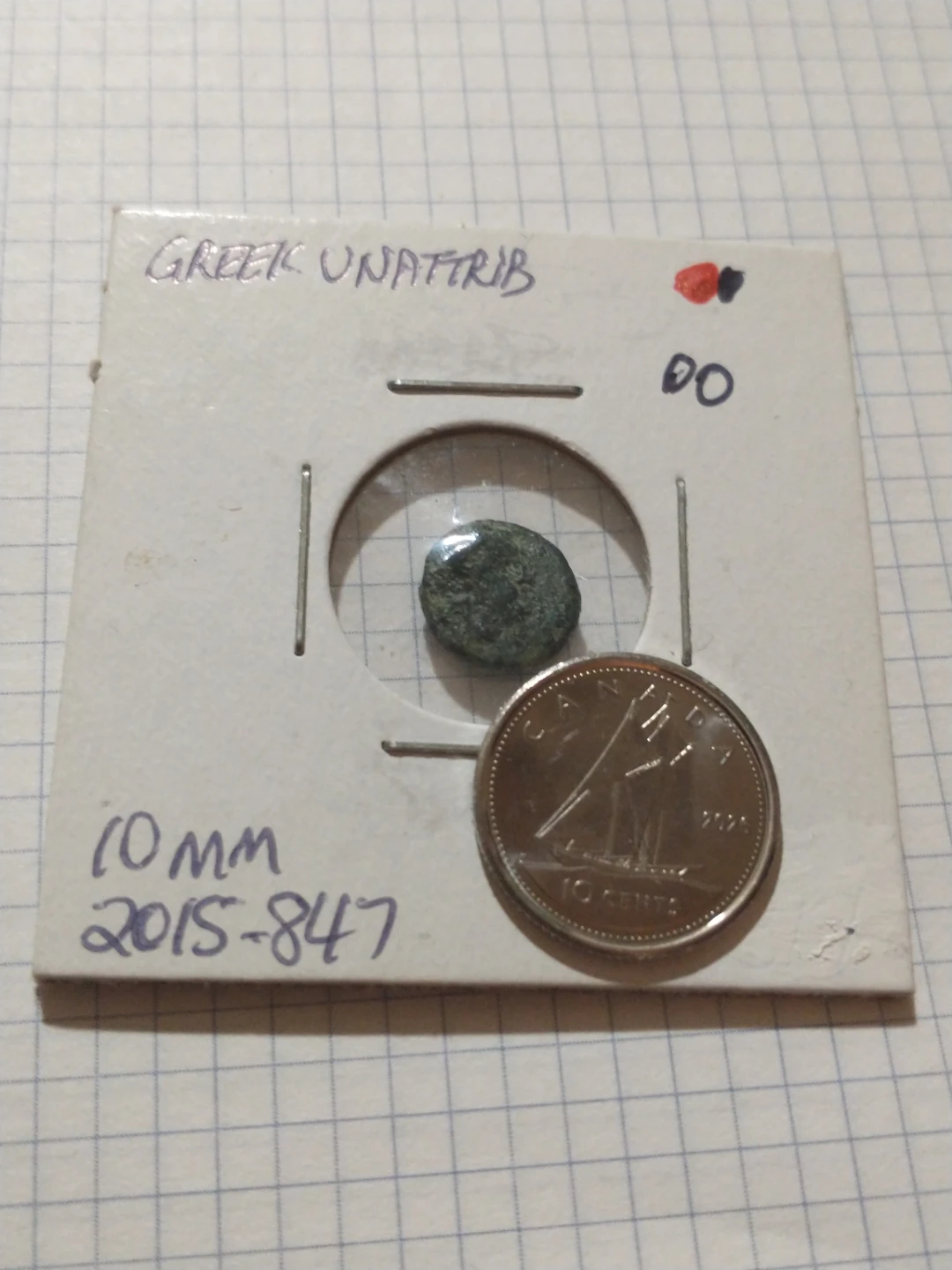 Unattributed Ancient BC Greek Coin - photo 3
