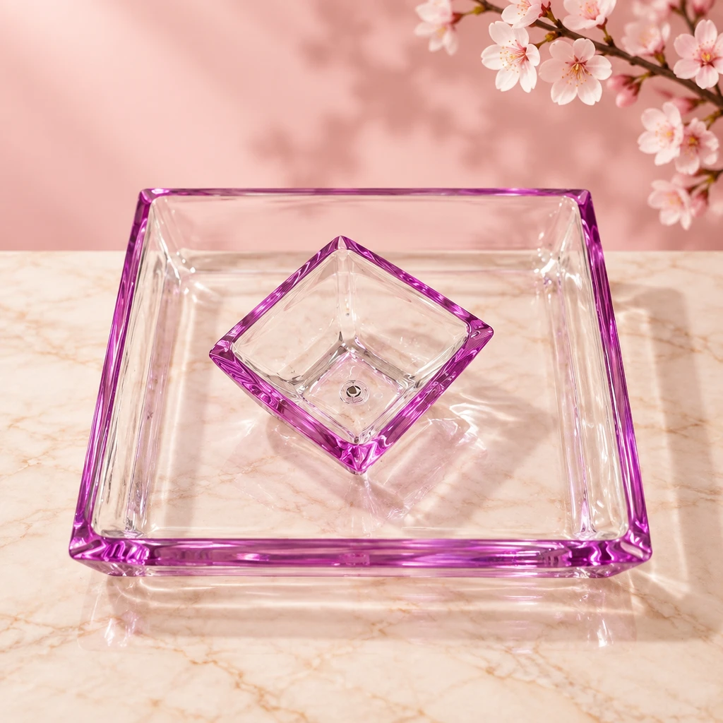 Bleikristall Glass Tray and Bowl Set - photo 3