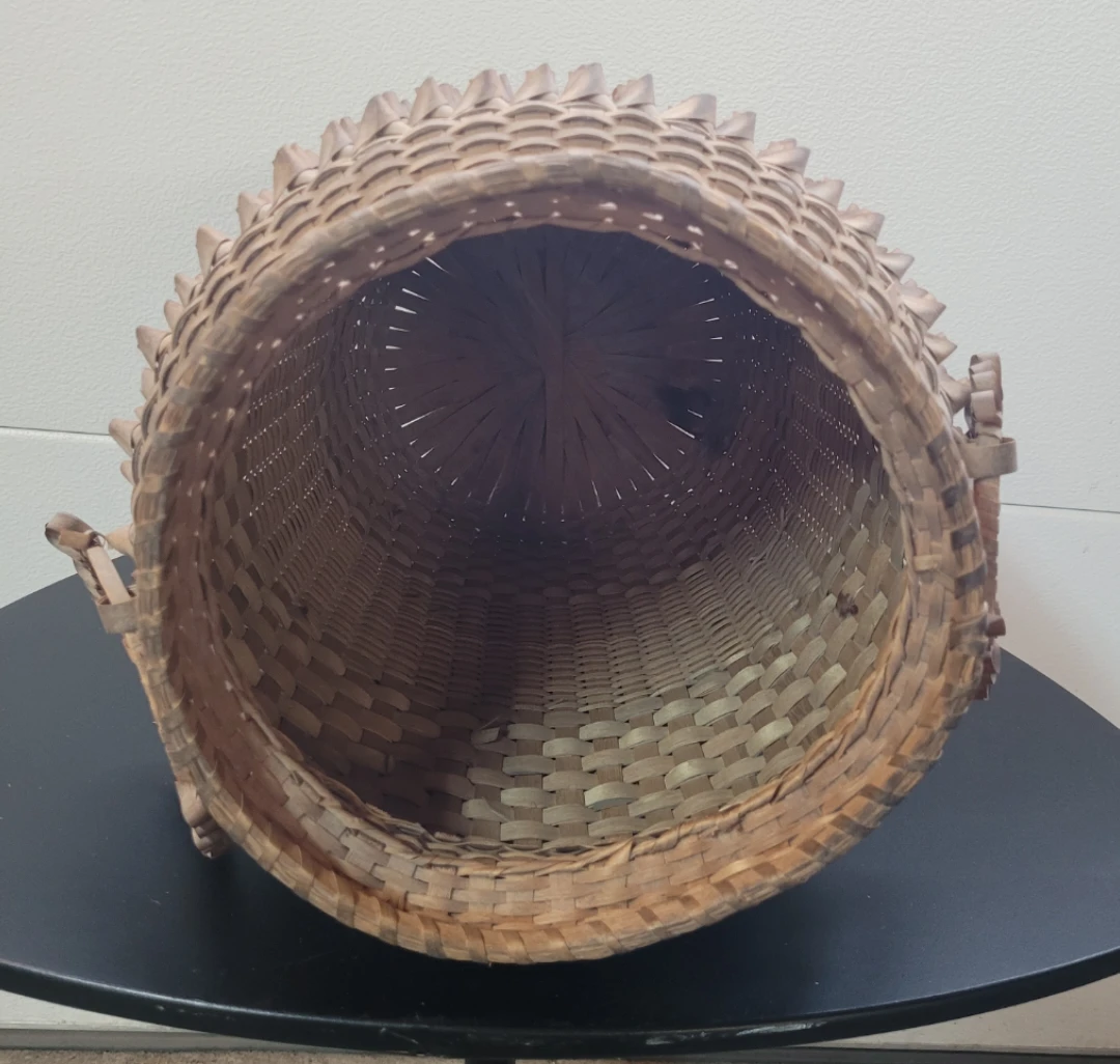 Woven Wood Decorative Basket - photo 3