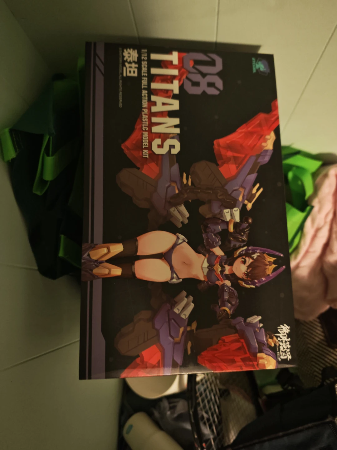 G.N.MECH 08 Titans 1/12 Scale Full Action Plastic Model Kit