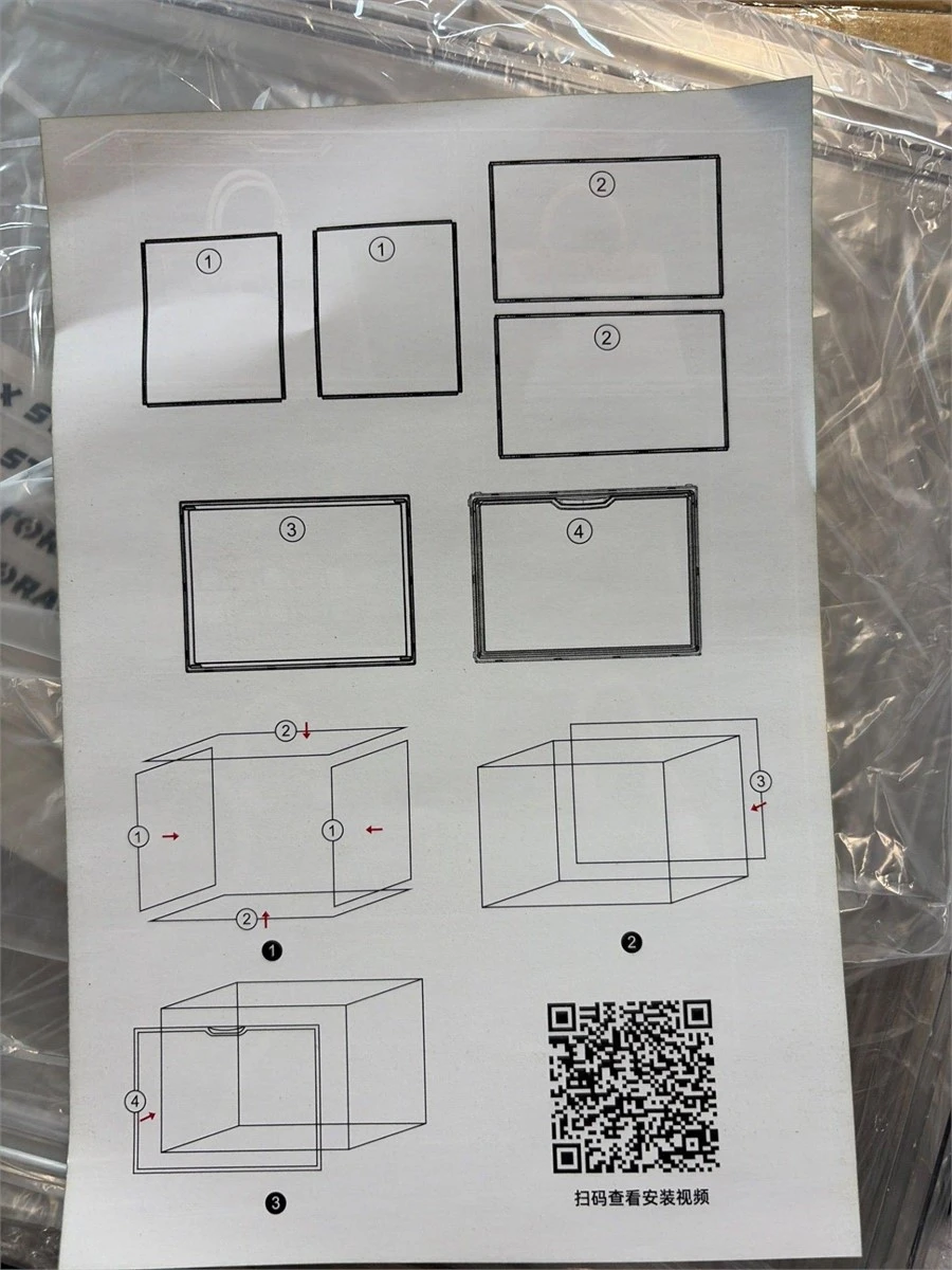 Clear Acrylic Handbag Display Storage Box - photo 4