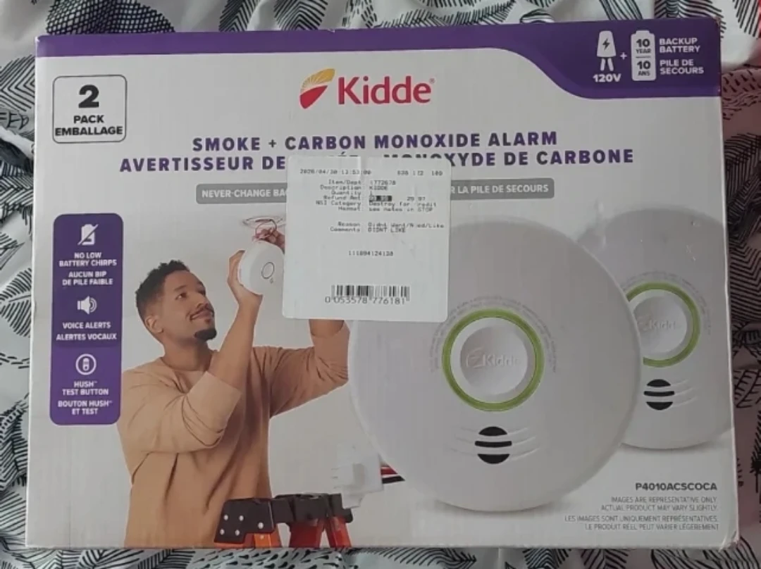 Kidde Smoke and Carbon Monoxide Alarm 2-Pack