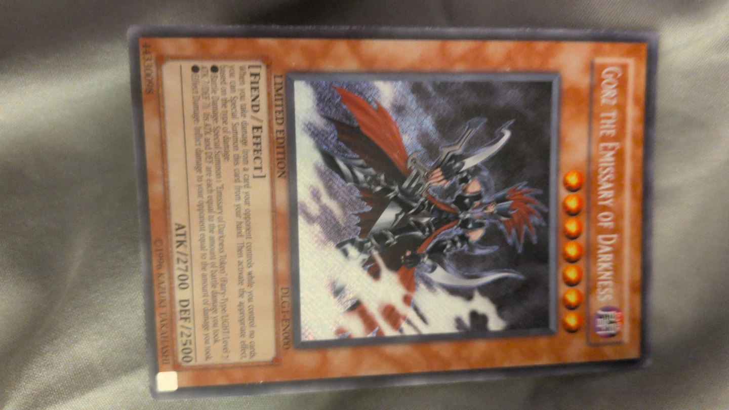 Gorz the Emissary of Darkness Yu-Gi-Oh! Card - photo 2