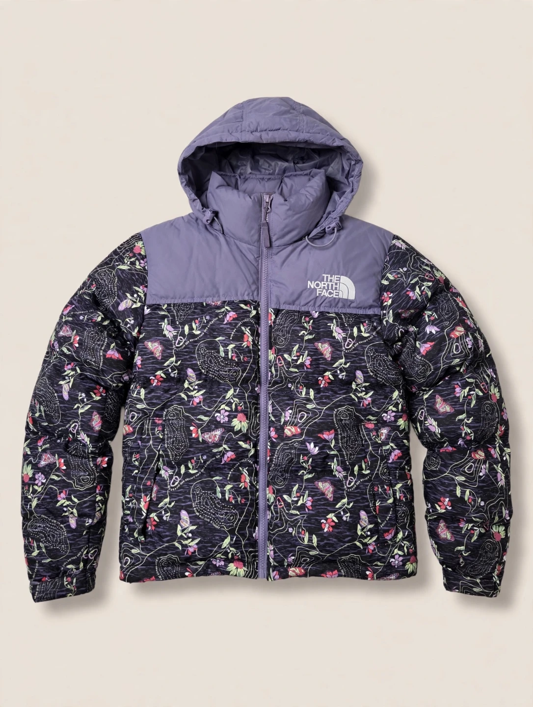 The North Face Floral Print Puffer Jacket