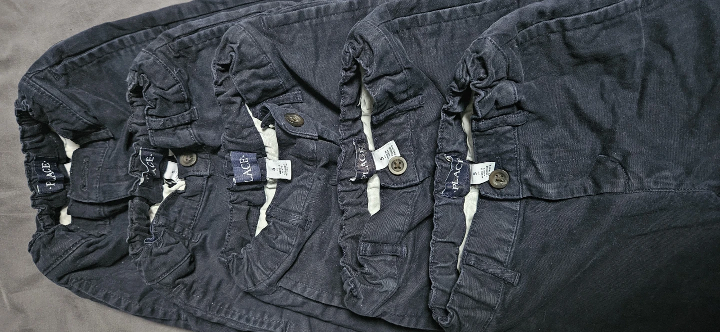 The Children's Place Size 5 Pants - 5 Pairs - photo 2
