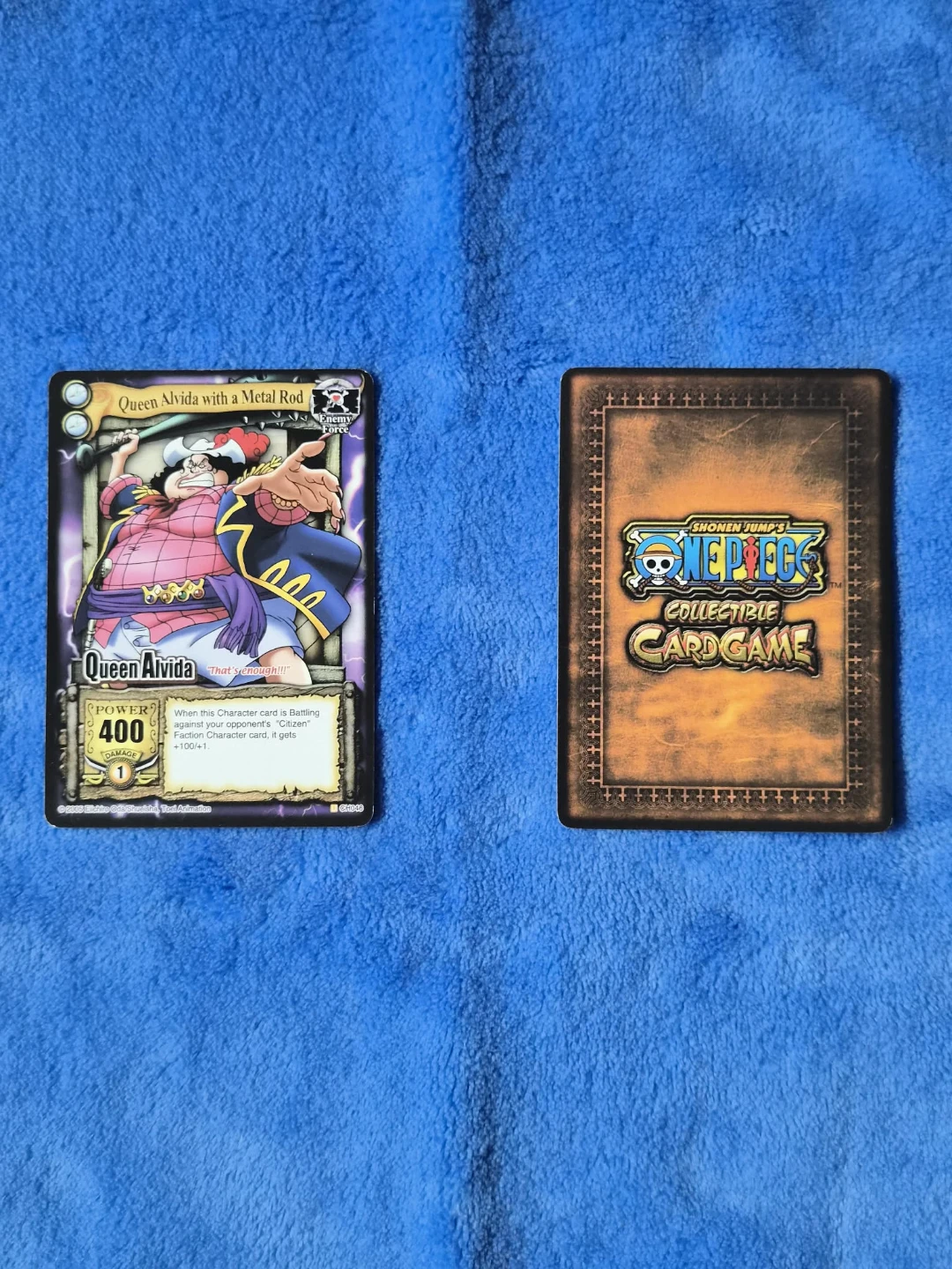 Read Bio | Old One Piece Cards - Queen Alvida (Holo & Regular)
