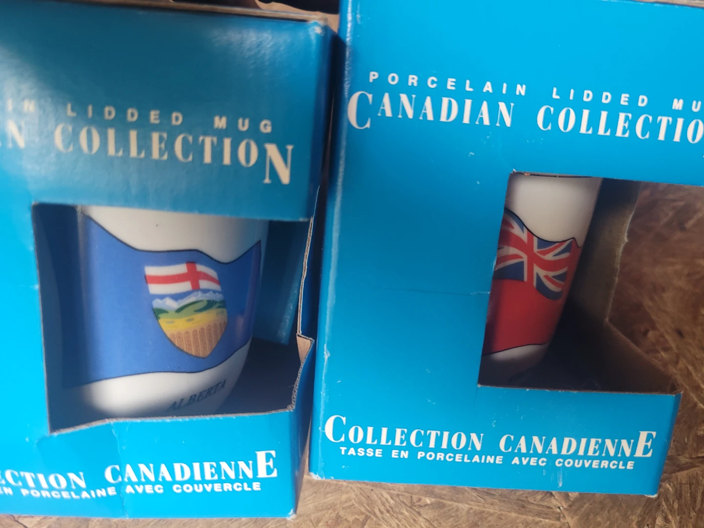 Collectable province mugs