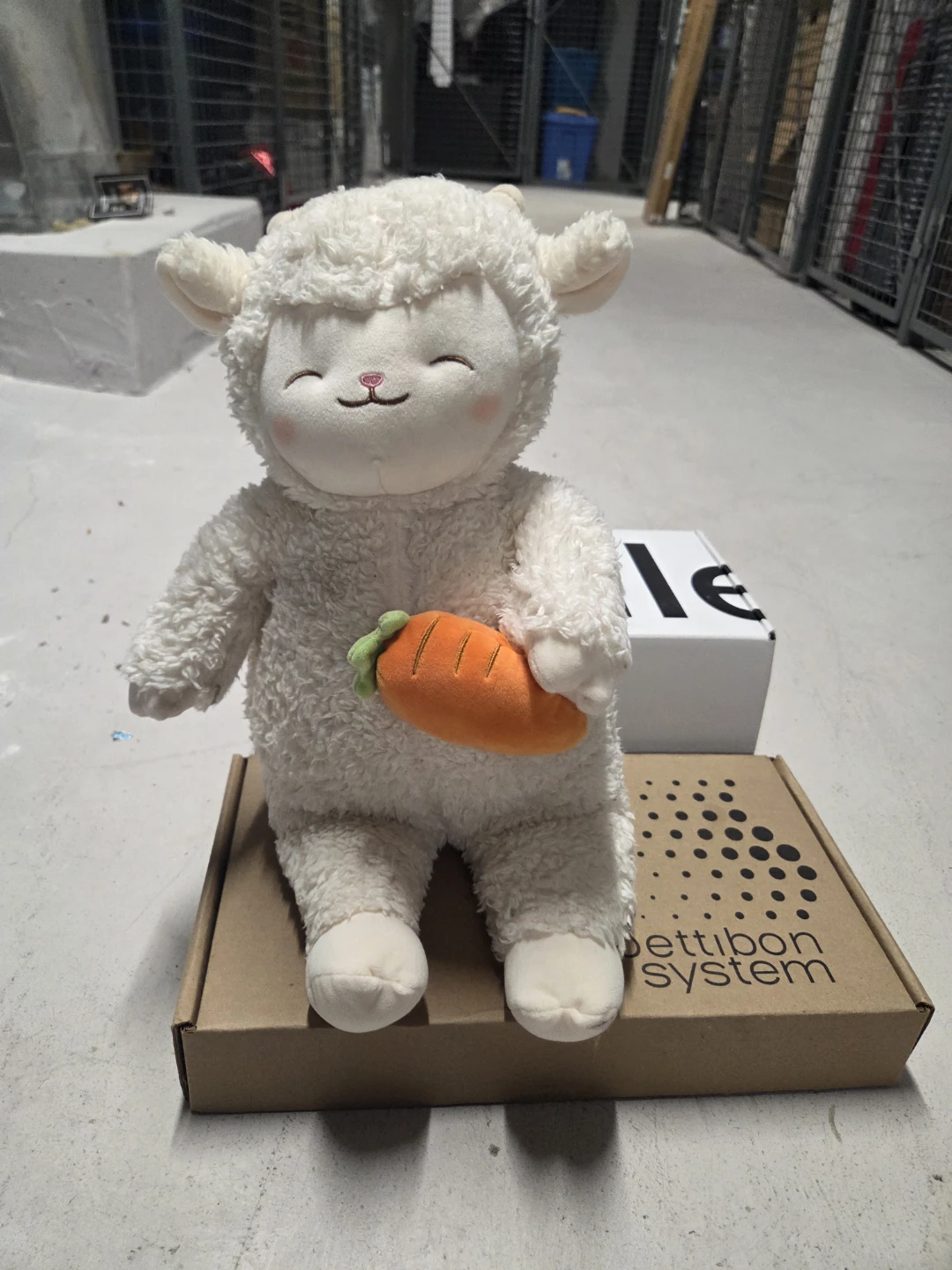 Cute Sheep Plush with Carrot Toy - photo 4