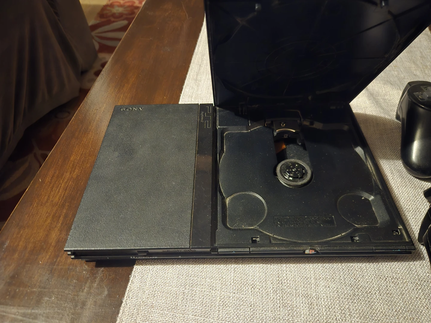 Sony PlayStation 2 Slim Console with Games and Controllers - photo 3