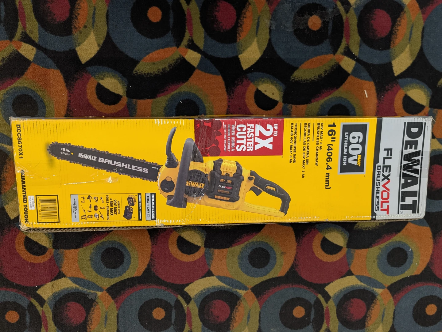 DEWALT FLEXVOLT 16 inch Brushless Chainsaw - photo 2