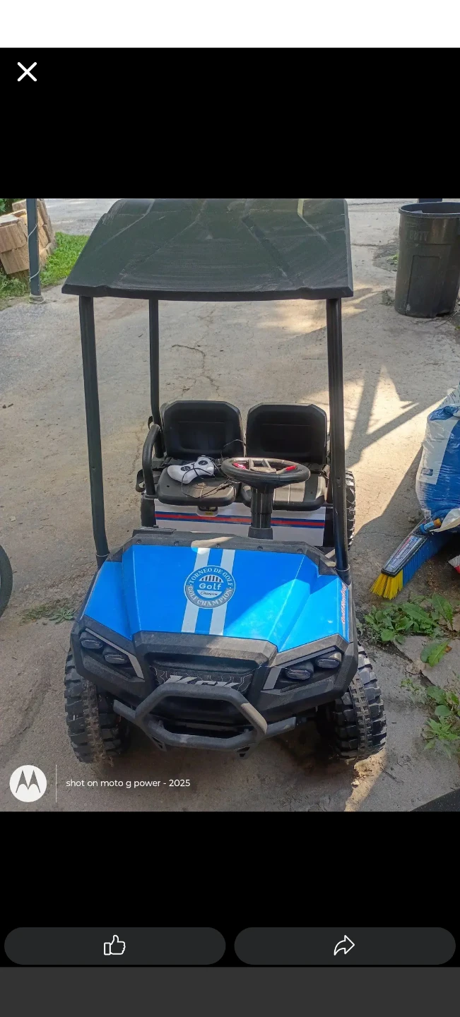 Ligiant 24v Ride on car for big kids. 4 seater kids golf cart - photo 2