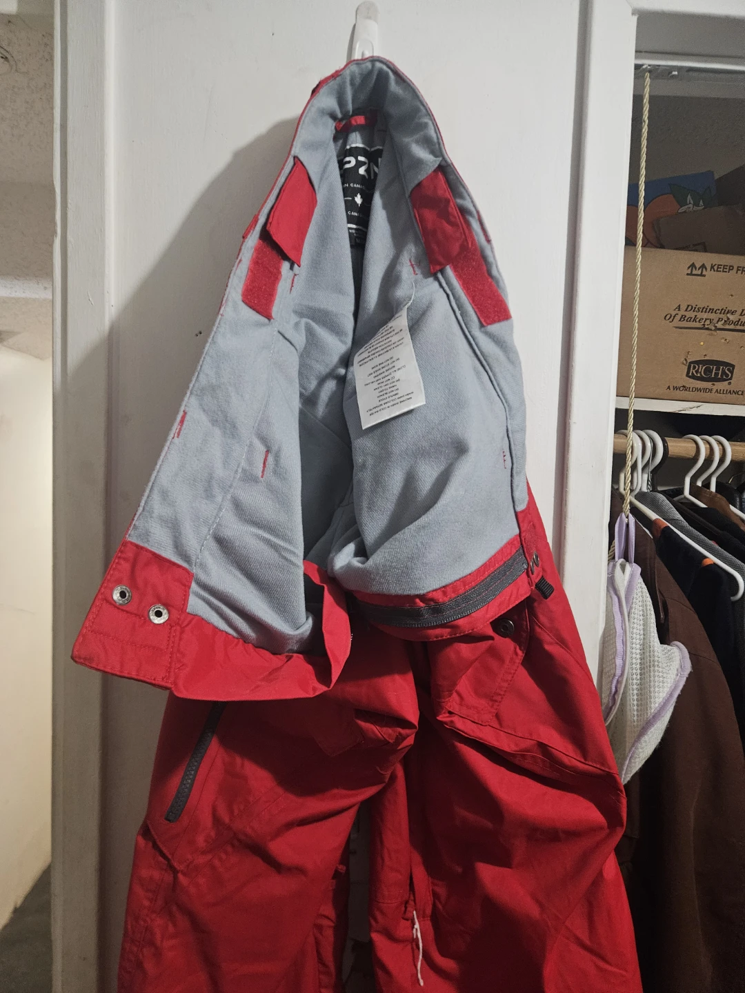 RPZN - Men's Ski Pants - Red