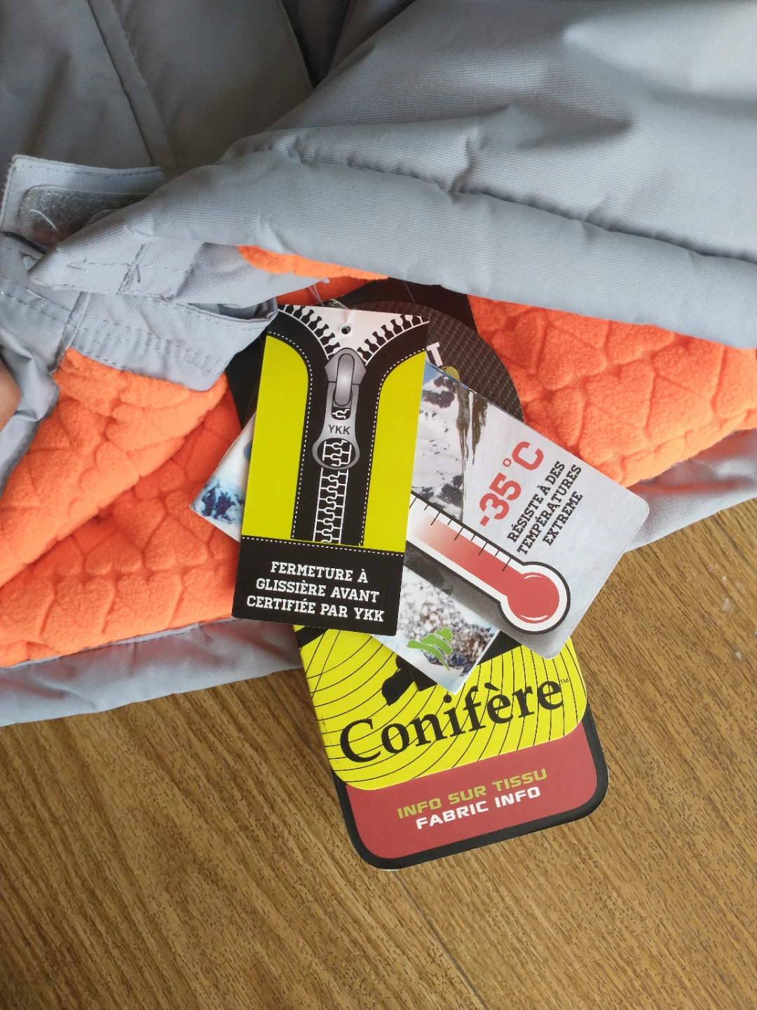 Conifère Kids Winter Coat Grey Size 5 - photo 3