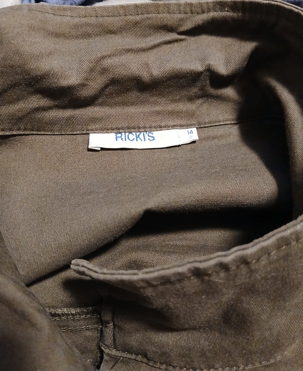 Women Large Ricki's Olive Green Utility Jacket - photo 2