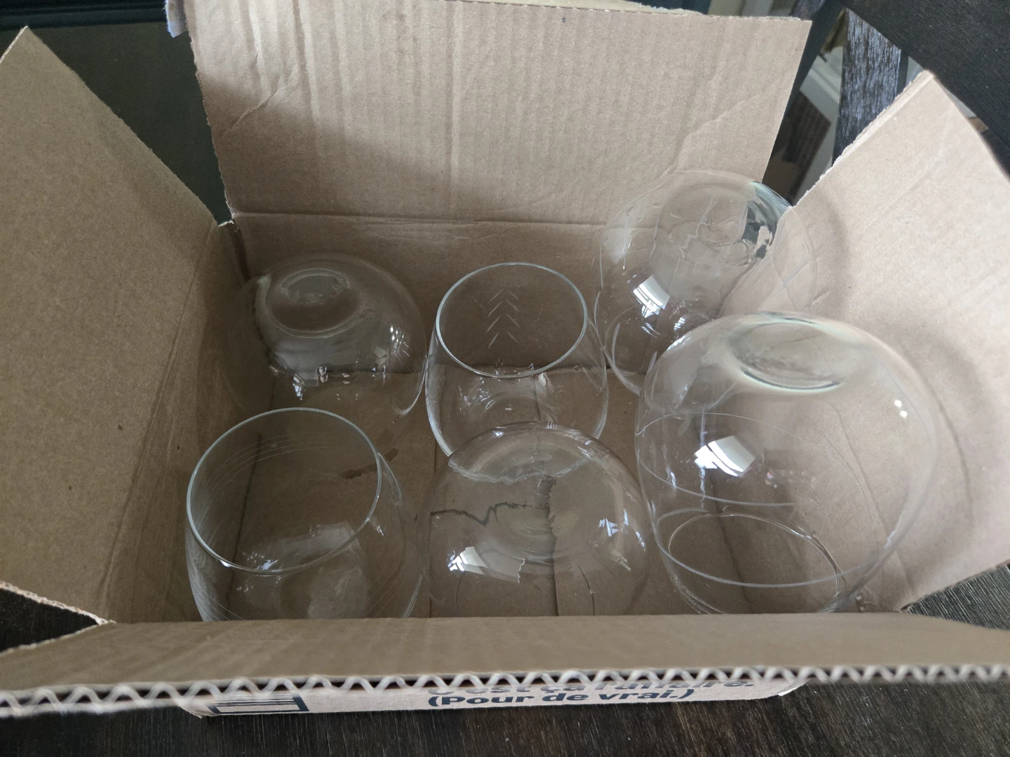 Set of 6 Stemless Wine Glasses - photo 5