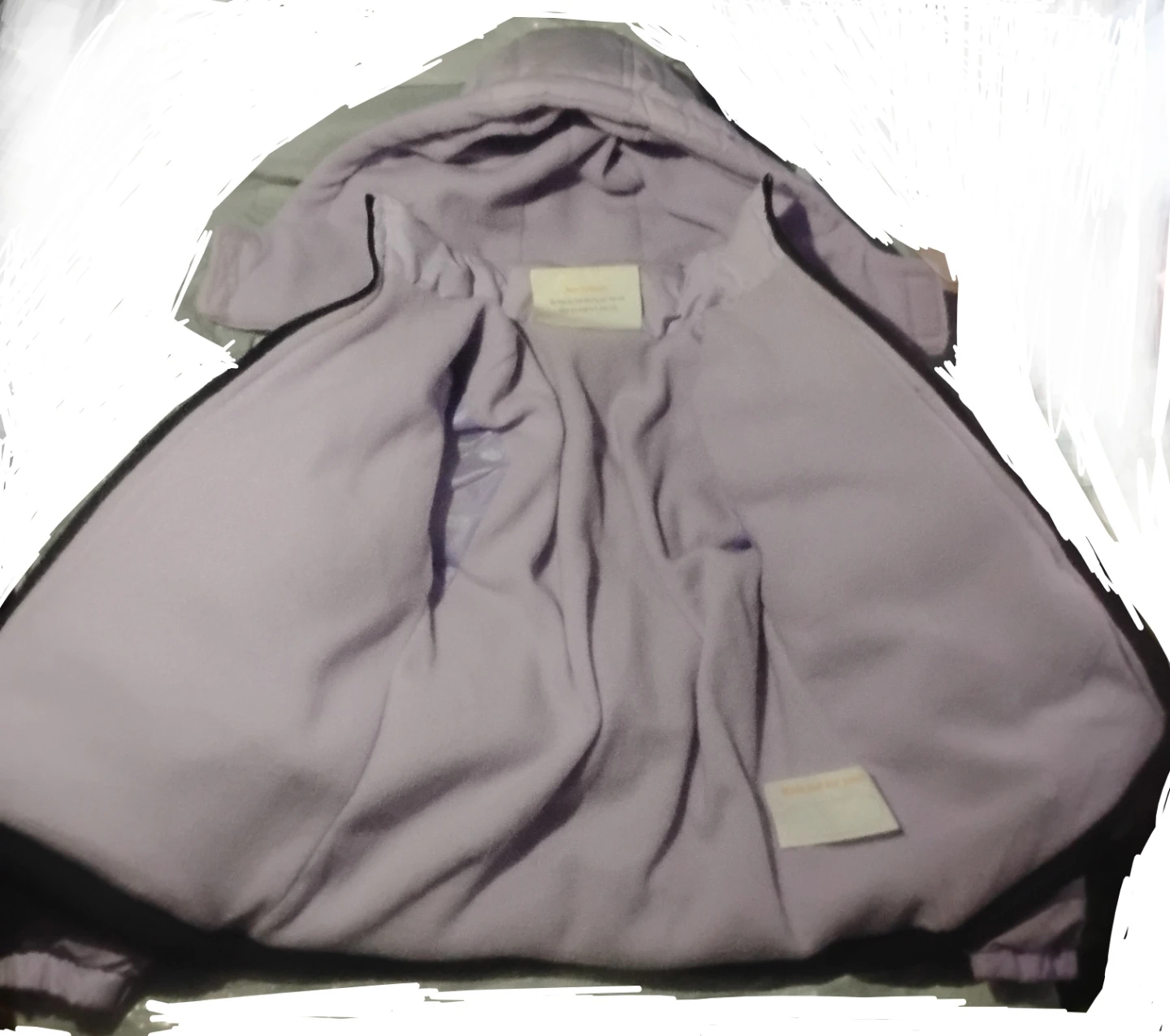 Two-Tone Hooded Puffer Jacket size 5/6 - photo 2