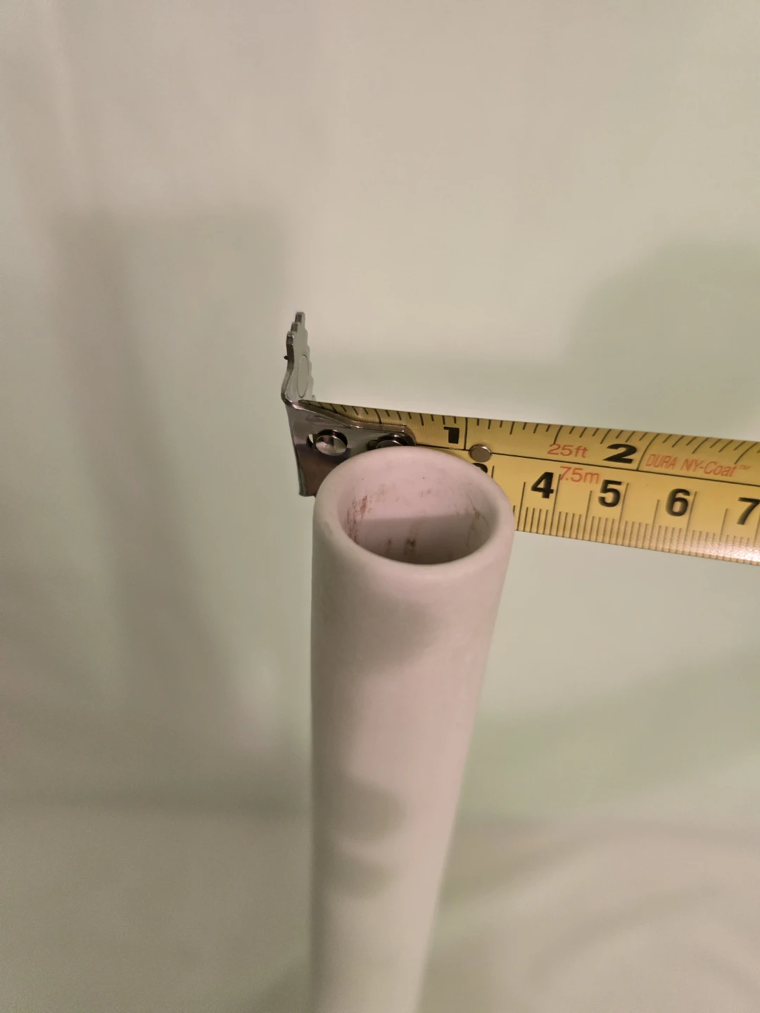 Tall Matte White Ceramic Vase - photo 3
