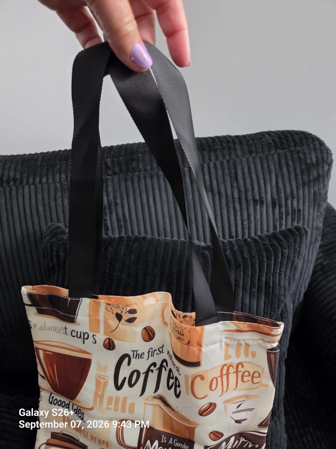 Coffee Themed Tote Bag - photo 2