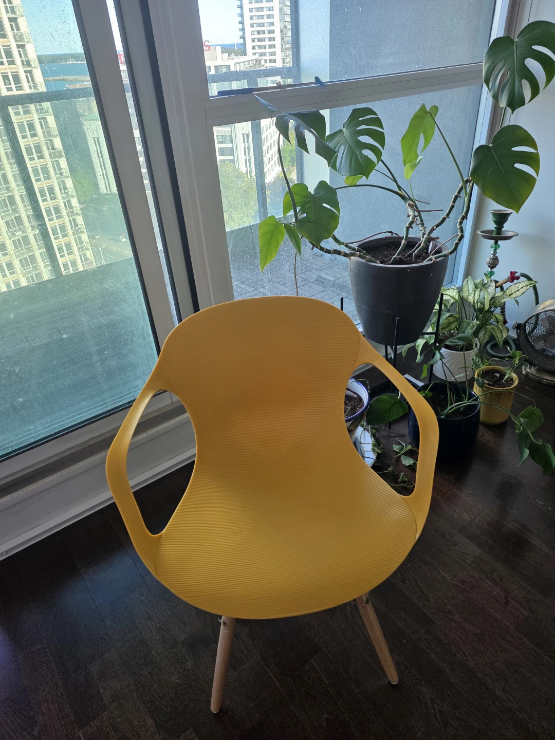 Modern Yellow Accent Chair