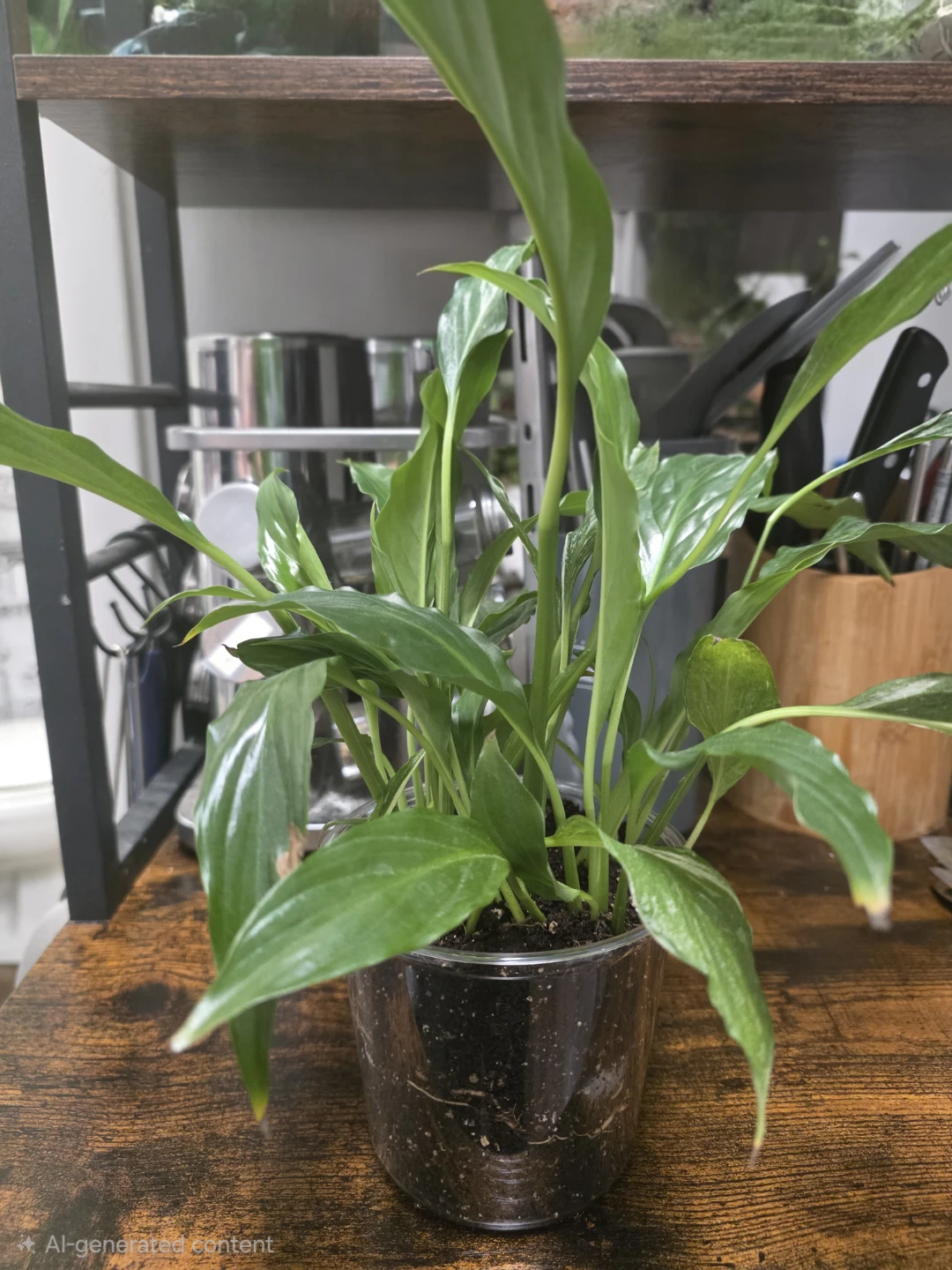 Variegated Peace Lily/ regular peace lily